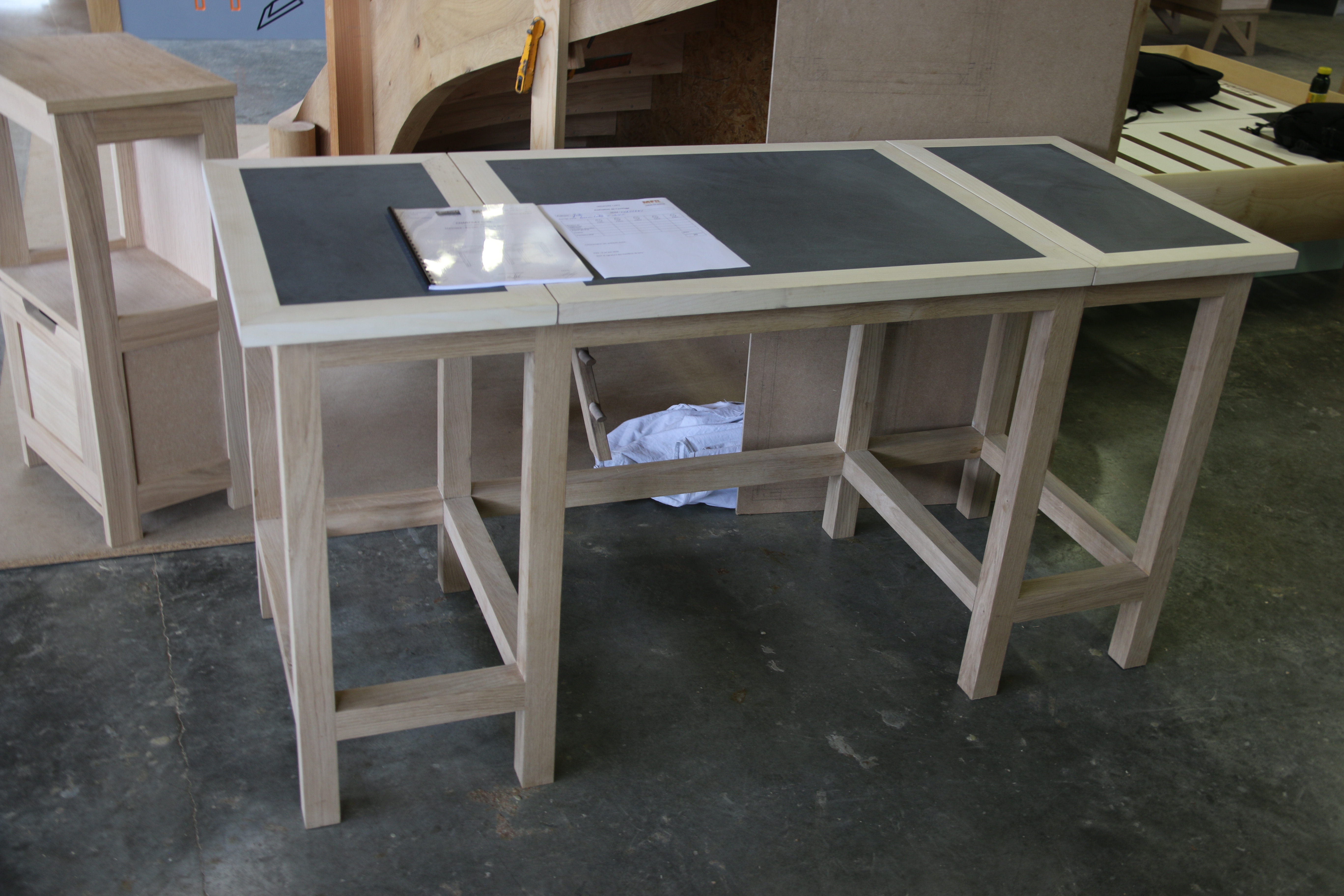 Table réalisée par M.CHANFRAY