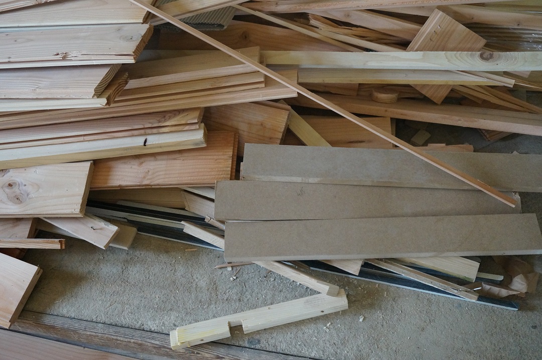 Des planches de bois
